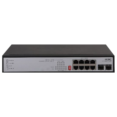 新华三(H3C)MS4010-HPWR 8口千兆电+2口千兆光安防监控专用POE交换机