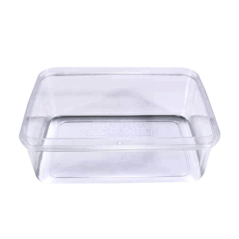 无盖高身塑料盒收纳整理盒子 收纳箱 透明储物箱展示盒收纳盒可微波冷冻