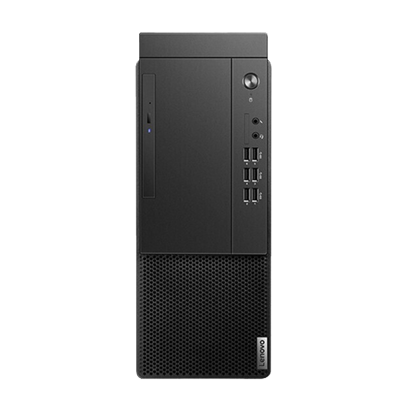 联想(Lenovo)商用台式机电脑 启天M437(定制:i7-10700/16GB/1TB+256GB SSD/独显/无光驱)商用办公台式机电脑单主机