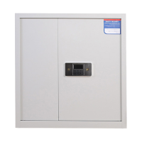 洛港 保密柜 电子密码锁 矮柜带抽屉 白色 密码锁文件柜 财务档案柜 双锁 保管箱 办公室/台