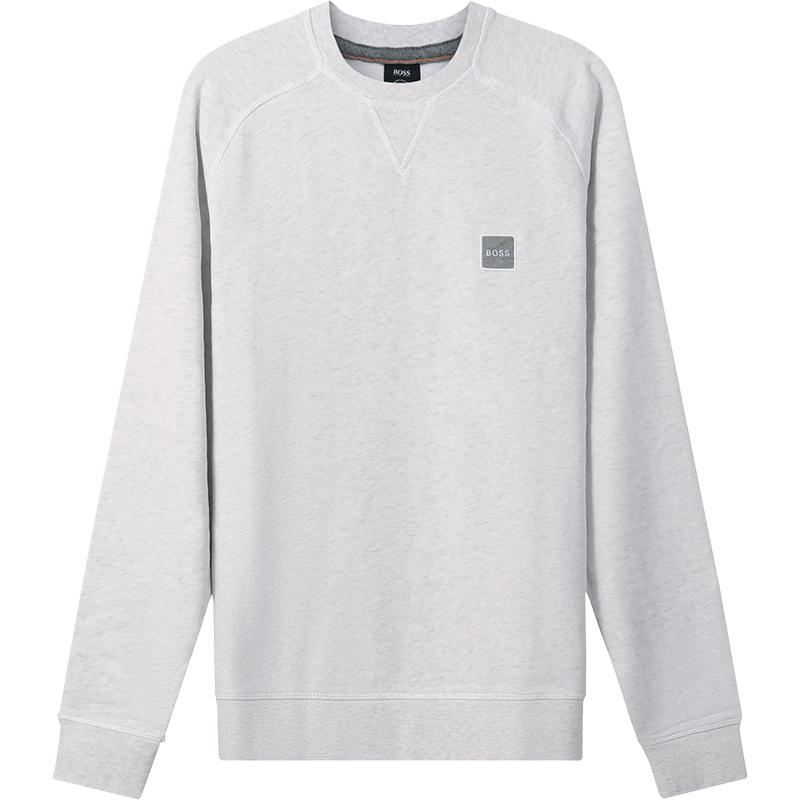 雨果博斯 HUGO BOSS 男士棉质宽松版圆领长袖卫衣运动衫50462769