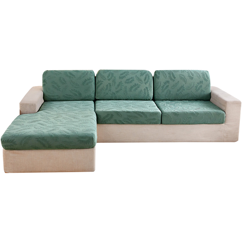 京城派 提花全包沙发笠沙发套弹力沙发套罩简约现代四季冰丝提花面料沙发笠防猫抓加厚坐垫凉席沙发罩全包套巾盖布