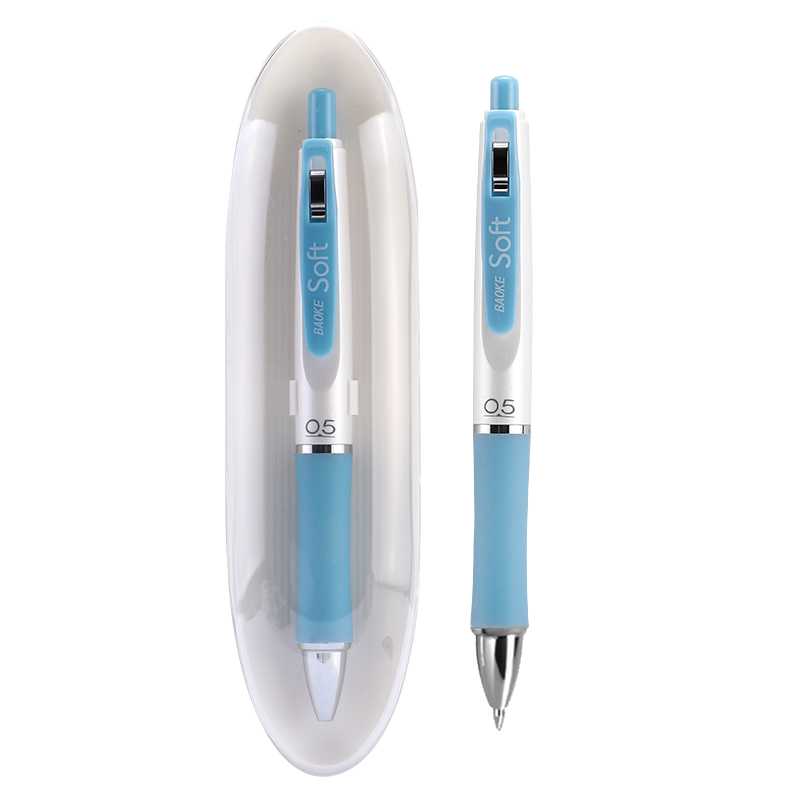 宝克(baoke) PC3968 按压中性笔 0.5mm 独立包装 40PCS/架 展示架装 40PCS/架