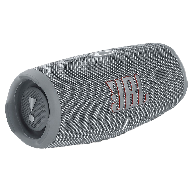 JBL CHARGE5 音乐冲击波五代 便携式蓝牙音箱+低音炮 户外防水防尘音箱桌面音响 增强版赛道扬声器 灰色