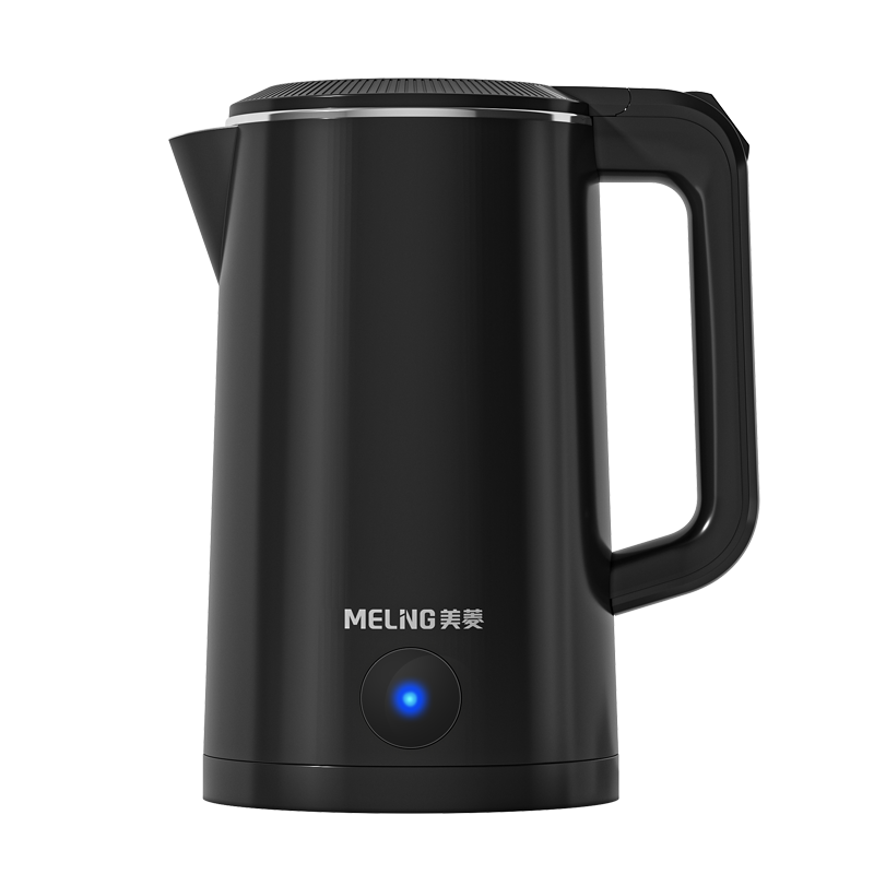 美菱(MeiLing) 电热水壶 食品接触用不锈钢自动断电防干烧双层防烫大容量烧水壶1.8L
