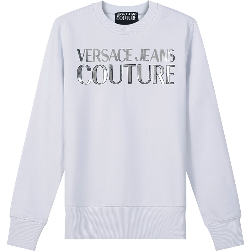 范思哲 VERSACE JEANS COUTURE 女士棉质圆领长袖卫衣运动衫72HAIG01 CF01G