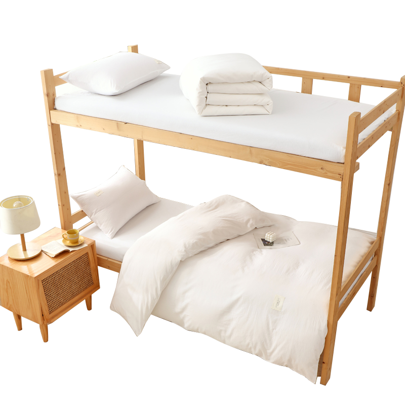 刺绣工艺水洗棉磨毛四件套被单夏季床上用品单人双人床单被套三件套