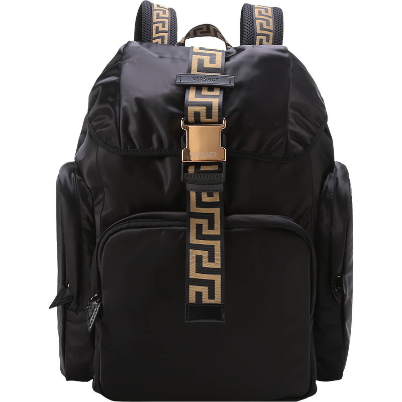 范思哲 VERSACE 男士织物手提双肩包背包1003066 DNYGR3