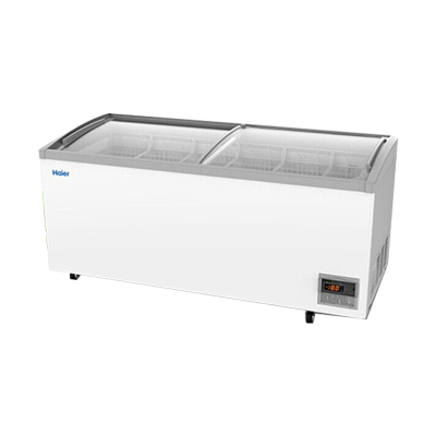 海尔haier小冰柜家用冷柜小型商用大容量保鲜冷冻两用减霜箱囤货SD-657HEL冷链