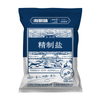 海湾天然海盐无碘食用盐400g*10袋装家用未加碘食盐甲状腺无碘盐食品