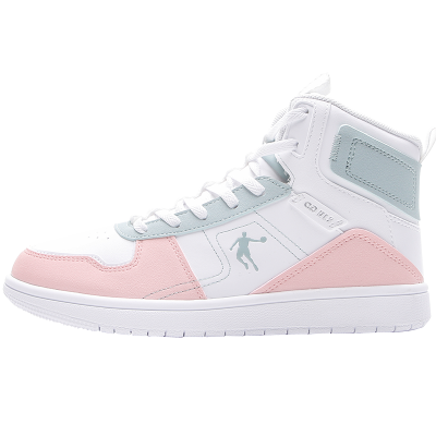 乔丹运动鞋女板鞋2022秋季新款官方轻便厚底小白鞋高帮休闲鞋女鞋