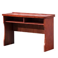 洛港 会议桌长桌培训桌会议室桌椅组合双人实木长条桌油漆木皮会议条桌办公桌