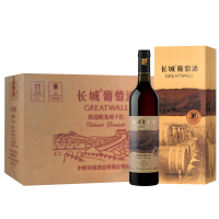 长城(GreatWall)红酒 中粮长城干红葡萄酒 珍酿·8蛇龙珠干红 750ml*6