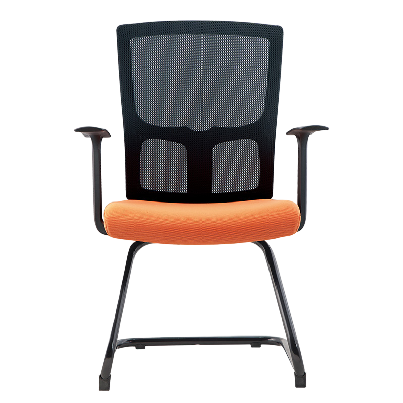 洛港 电脑椅家用现代简约靠背写字弓形椅会议椅办公椅