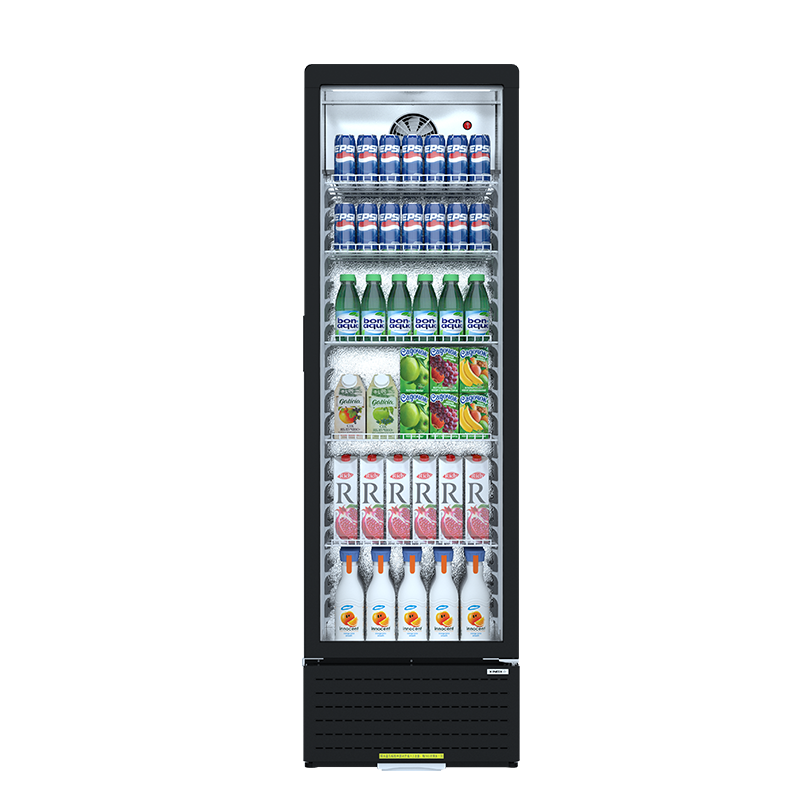 星星(XINGX) 271升 立式冷藏展示柜 风直冷 1级能效 饮料柜 商用 双层玻璃更锁冷 LSC-280FYPE