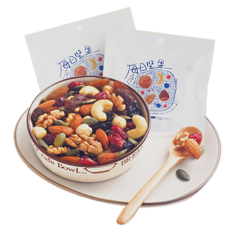 集香草每日坚果20g*7包 混合坚果腰果单独小包装零食