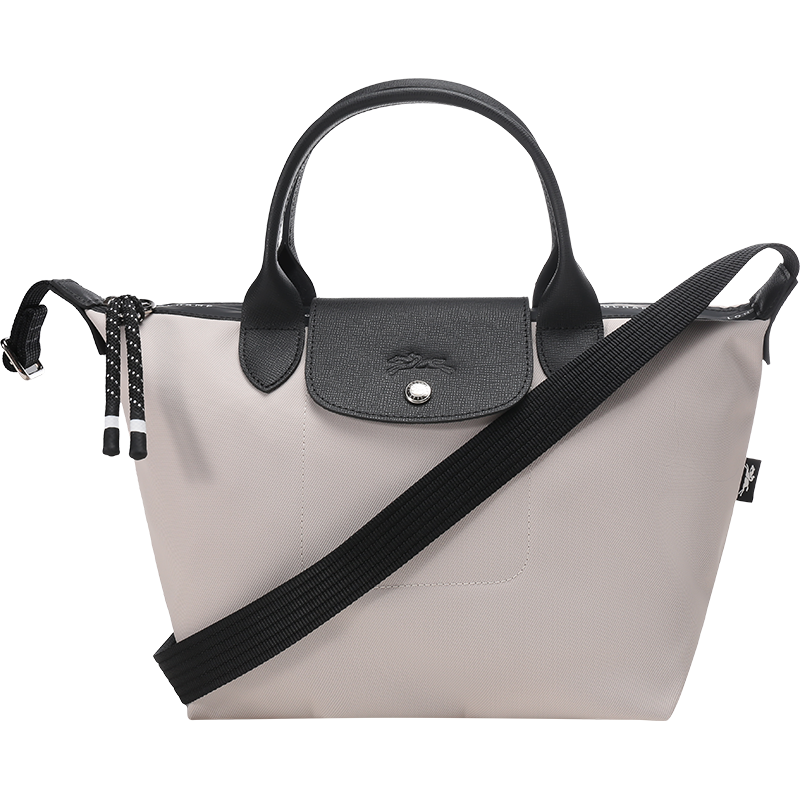 珑骧 LONGCHAMP 奢侈品 女士 小号再生帆布短柄手提单肩斜挎包饺子包 1512 HSR