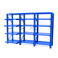 洛港 全开抽屉式模具存放架摆放架抽拉货架重型模具架五金注塑模具货架