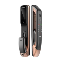 凯迪仕K20 Pro Max智能锁指纹锁远程可视猫眼内屏显示 3D人脸识别 家用电子锁密码锁 C级锁芯 红古铜