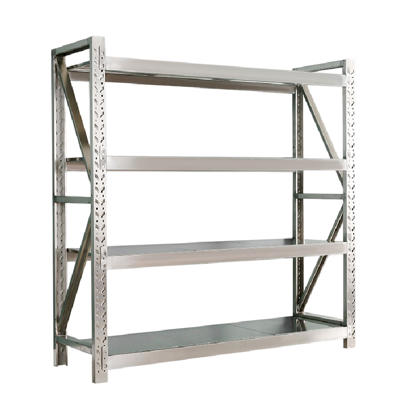 洛港 不锈钢304重型货架仓库商用家用仓储冷库货物架置物架储物架多层落地铁架子