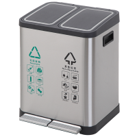 中电鼎润 ZDHT-Z02 脚踏两分类垃圾桶30L+30L (计价单位:个)