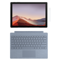 [原装冰晶蓝(键盘+笔)]微软(Microsoft)Surface Pro7+ 第11代英特尔酷睿i5 12.3英寸 二合一平板电脑 笔记本电脑 8G+128G 亮铂金