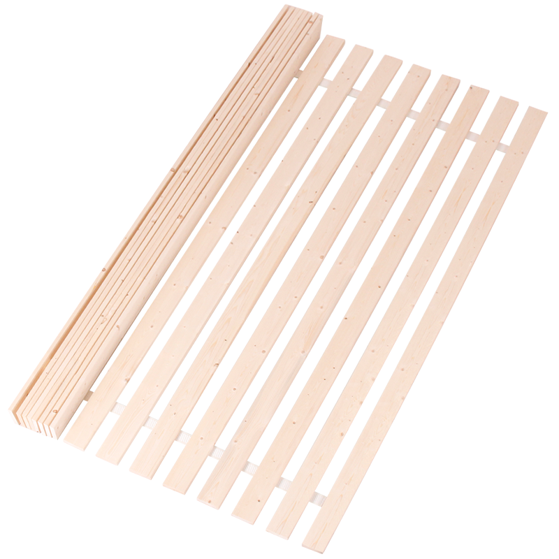 梵宜床板实木加厚SF级芬兰松排骨架硬木板防潮铺板护腰折叠床板