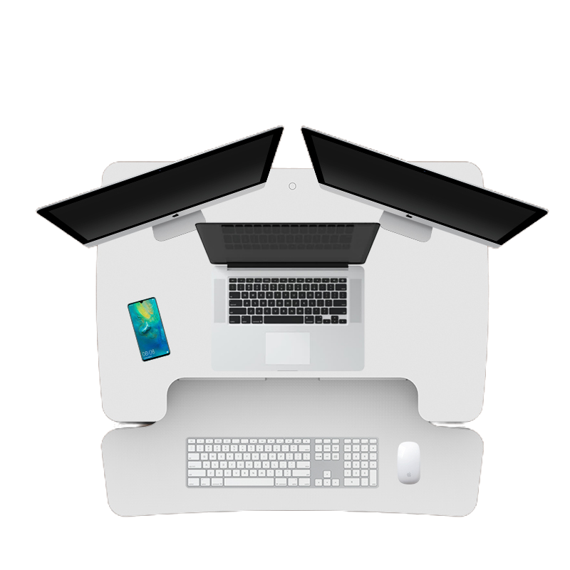 乐歌站立式办公升降台M2S/M2M办公书桌电脑桌移动工作台居家办公