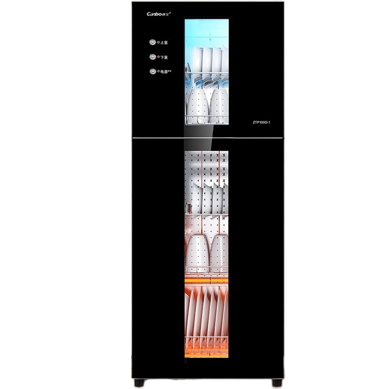 康宝(Canbo)消毒柜 XDZ100-VA1 420*165*1030MM(上层臭氧 下层高温杀毒)100L