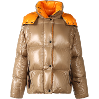 盟可睐/蒙口 MONCLER 女士聚酰胺宽松版Parana鹅绒连帽羽绒服外套1A00107 68950