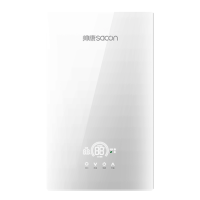 帅康(sacon)即热式热水器即热快热式电热水器洗澡淋浴家用速热热水器小型热水器过水热即开即热热水器AKR-A85C