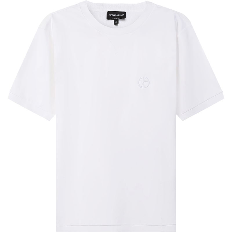 阿玛尼 GIORGIO ARMANI 男士棉质圆领短袖T恤3LSM72 SJXDZ