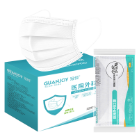 医用外科口罩夏天薄款透气一次性医疗医用大号大脸专用黑色灭菌级