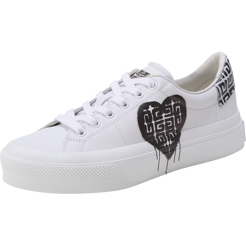 纪梵希 GIVENCHY 女士牛皮革Chito X GIVENCHY联名款系带休闲运动鞋板鞋BE0027E19Z