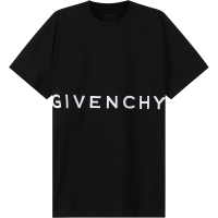 纪梵希 GIVENCHY 男士棉质宽松版圆领短袖T恤BM71543Y6B