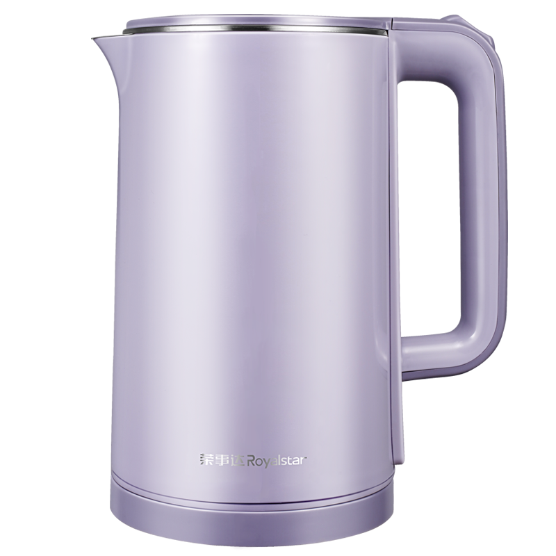 荣事达Royalstar电水壶 双层防烫 办公室烧水壶 热水壶保温 全钢内胆电 1.8l热水壶 RS-KT18A