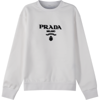 普拉达 PRADA 男士棉/锦纶圆领长袖卫衣运动衫UJL207 1Z54