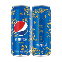 百事可乐 太汽 多种口味330ml/听 细长罐整箱装 碳酸饮料汽水聚餐