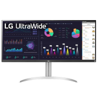 LG 34英寸准2K显示器 21:9带鱼屏 IPS面板 Type-c外接Mac 内置音箱 100Hz 商务办公液晶电脑显示屏幕 34WQ650-W