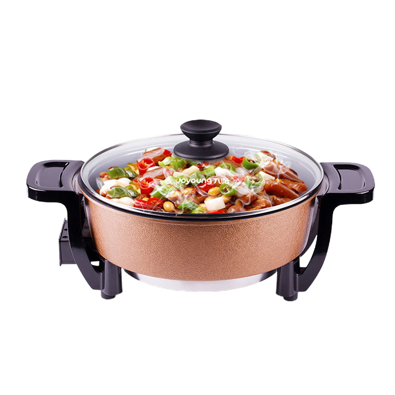 九阳(Joyoung)电火锅JK-30H06 多功能电热锅3L容量 2-4人自动断电功能 支持温度调节
