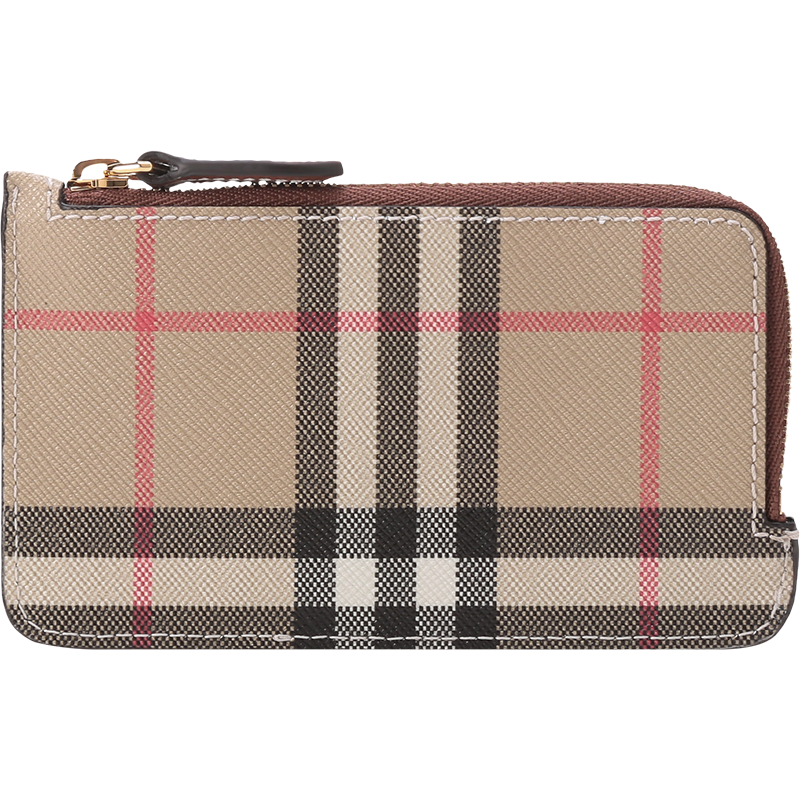 博柏利/巴宝莉 BURBERRY 女款人造革/牛皮革卡包卡夹零钱袋80492601