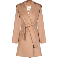 MAX MARA 麦丝玛拉 女士 骆驼绒连帽大衣外套10860703 3RIALTO