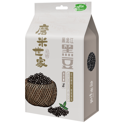 十月稻田 磨米世家黑龙江黑豆1kg