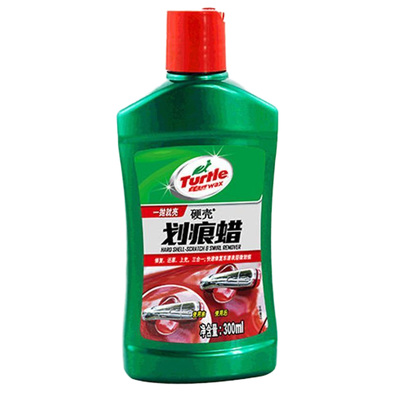 龟牌汽车划痕蜡修复神器刮痕膏车漆漆面去痕深度抛光腊黑色专用研磨剂划痕蜡300ml+海绵+毛巾