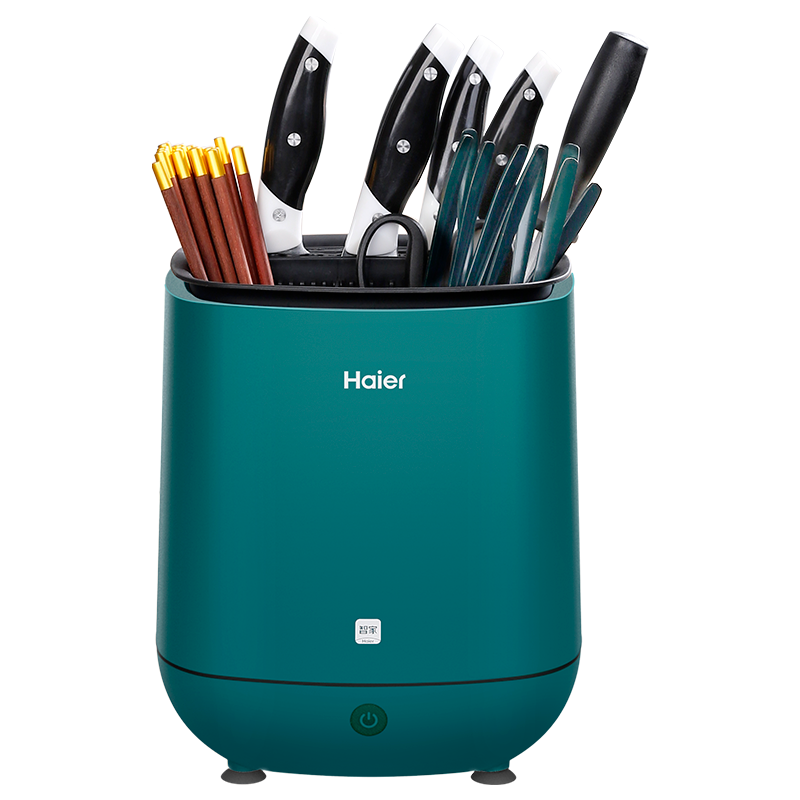 海尔家用小型碗筷 刀具 筷子消毒机HY-SDK1L厨房碗筷刀具烘干机 台式紫外线餐具消毒