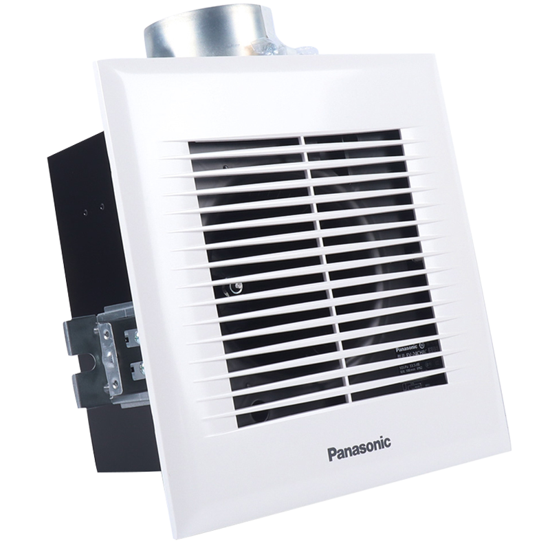 松下(Panasonic)换气扇厨房集成吊顶排气扇厕所石膏板管道式卫生间抽风机浴室排风扇天花抽气扇FV-RC20D1