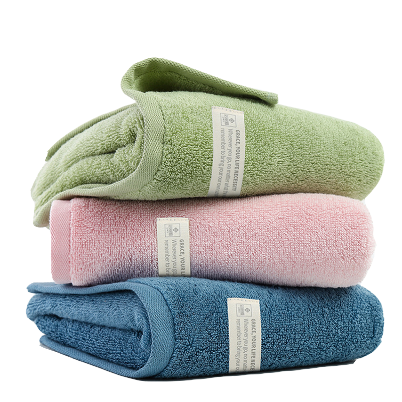 洁丽雅抗菌毛巾纯棉柔软洗脸家用洗澡吸水情侣男女全棉面巾
