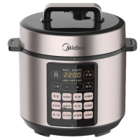美的(Midea)提鲜系列 深汤 智能电压力锅5L3-6人 家用多功能 不粘双胆 高压快煮 高压锅MY-E523