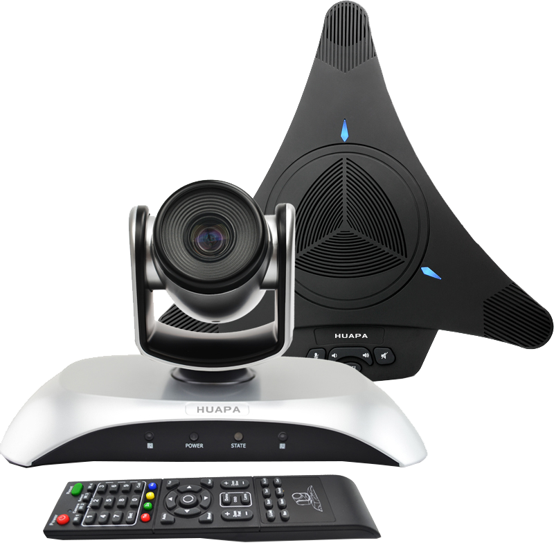华普佳T3远程视频会议套装适用10-50平会议室三倍光学变焦高清摄像头全向麦克风拾音6米