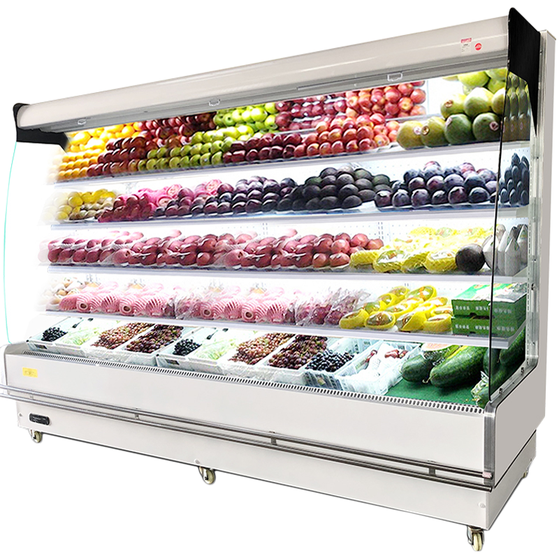 乐创电器旗舰店(lecon)LCFMG03 风幕柜 1.8米风冷展示柜冰柜超市保鲜柜商场水果蔬菜冷藏柜